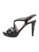 Prada Patent Leather Slingback Sandals