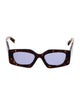 Prada Square Tinted Sunglasses