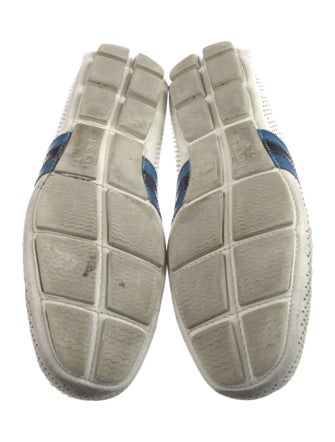 Prada Leather Striped Drivers