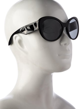 Prada Signature Logo Oversize Sunglasses