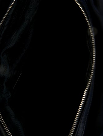 Prada Saffiano-Trimmed Tessuto Cosmetic Pouch