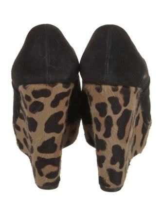 Prada Suede Animal Print Pumps