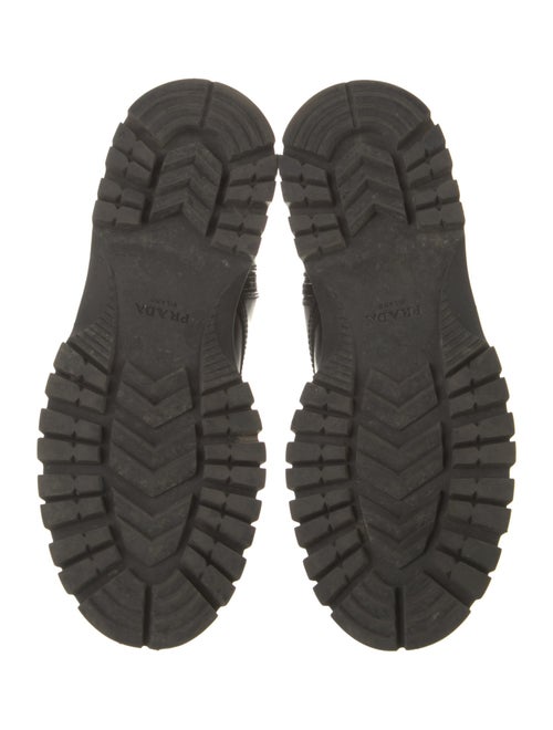 Prada Leather Combat Boots