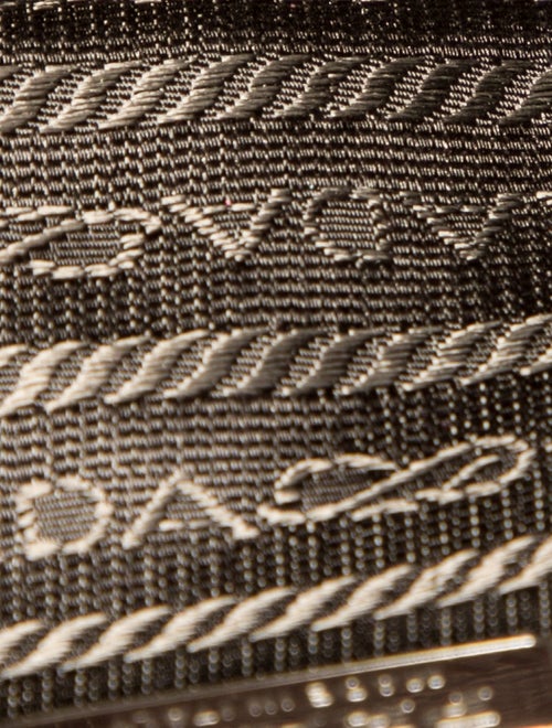 Prada Enameled Metal Triangle Shoulder Bag