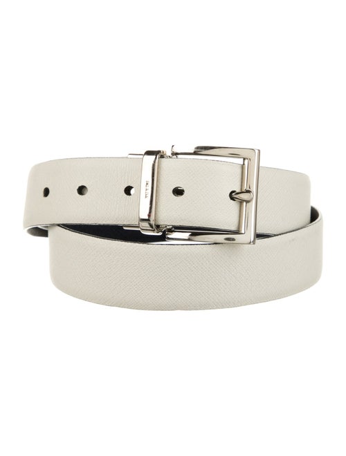 Prada Saffiano Cuir Leather Reversible Belt
