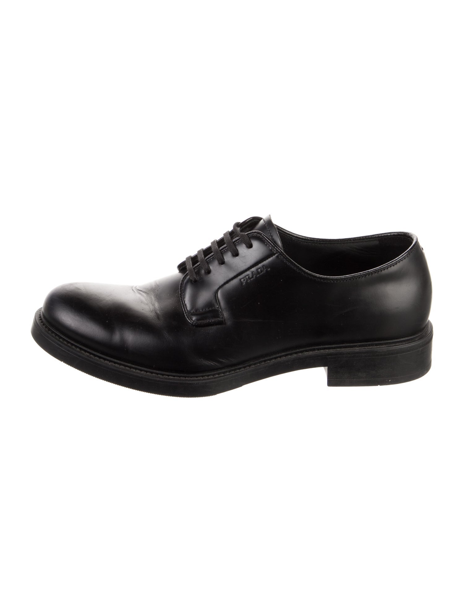 Prada Leather Derby Shoes