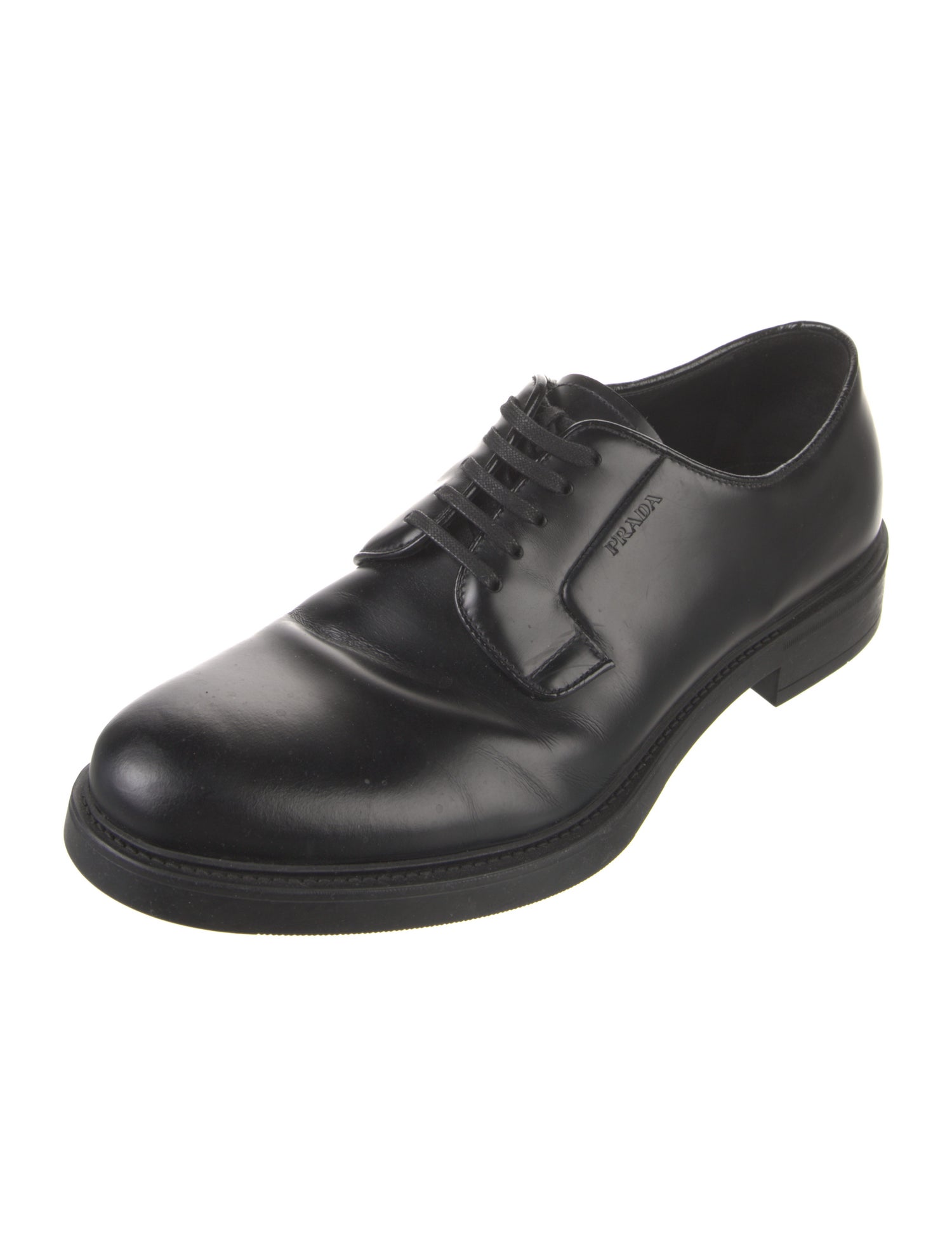 Prada Leather Derby Shoes
