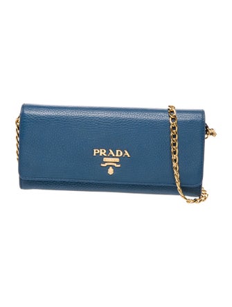 Prada Saffiano Leather Metal