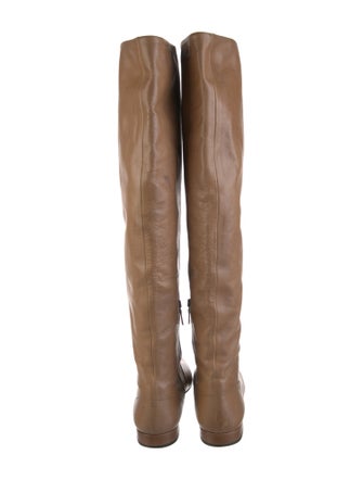 Prada Leather Riding Boots