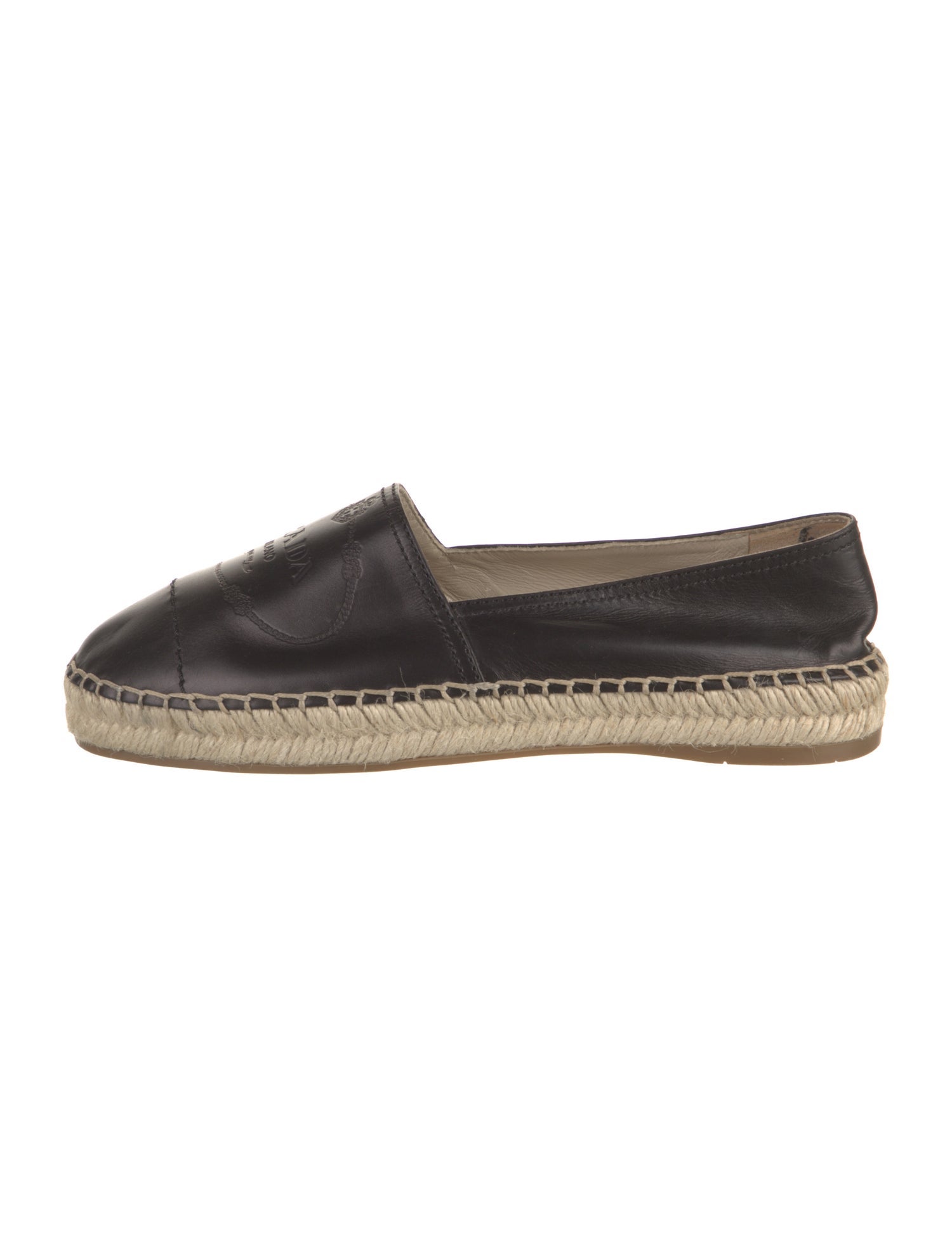 Prada Leather Espadrille Sneakers