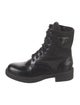 Prada Leather Combat Boots