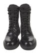 Prada Leather Combat Boots