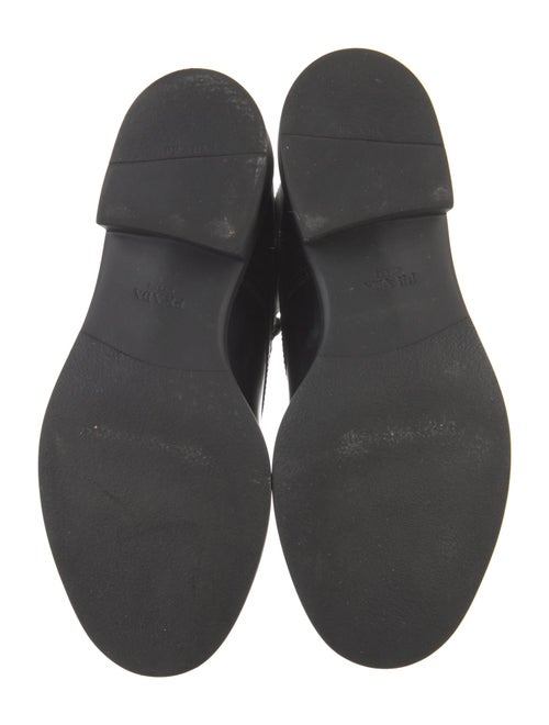 Prada Leather Combat Boots