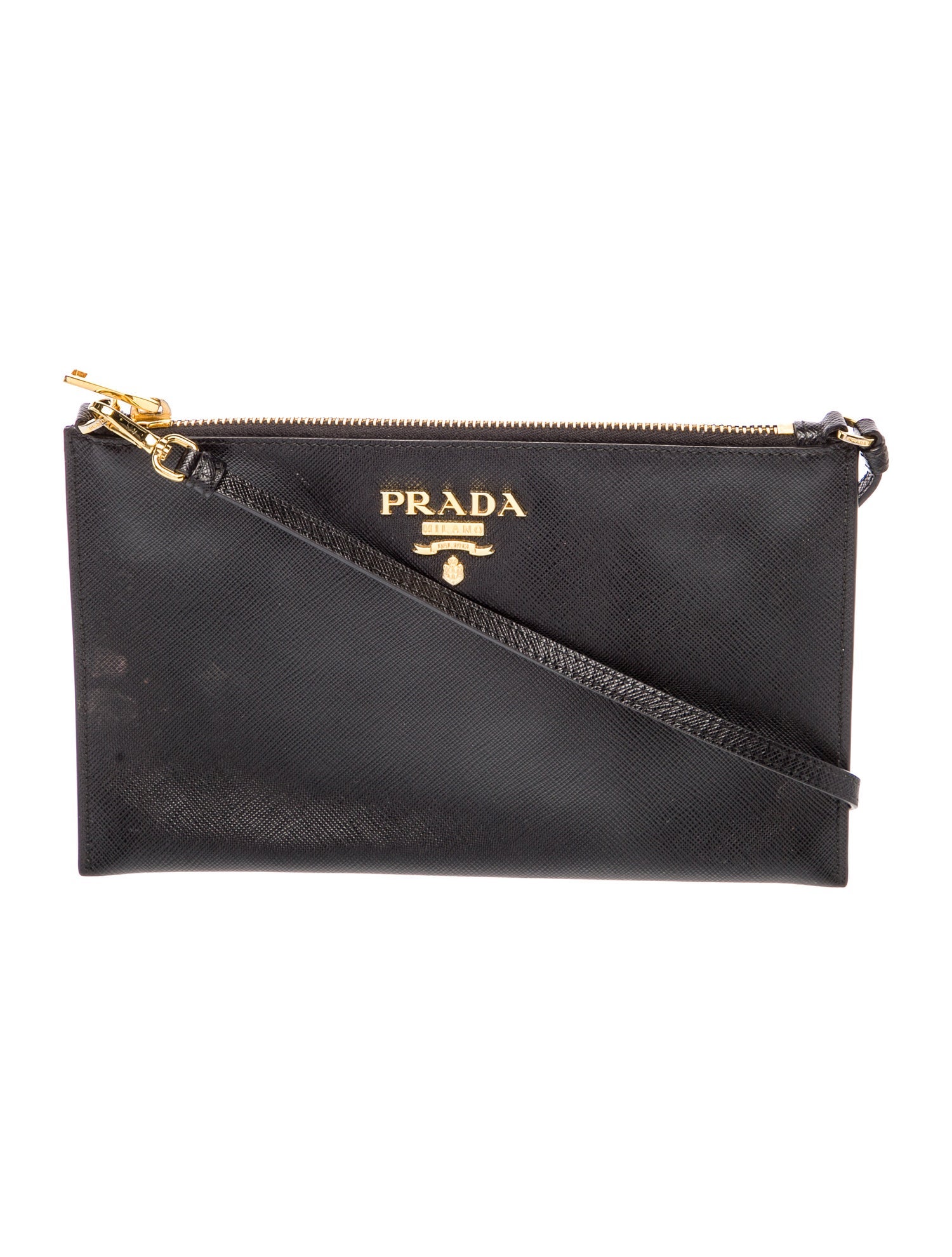 Prada Saffiano Leather Metal