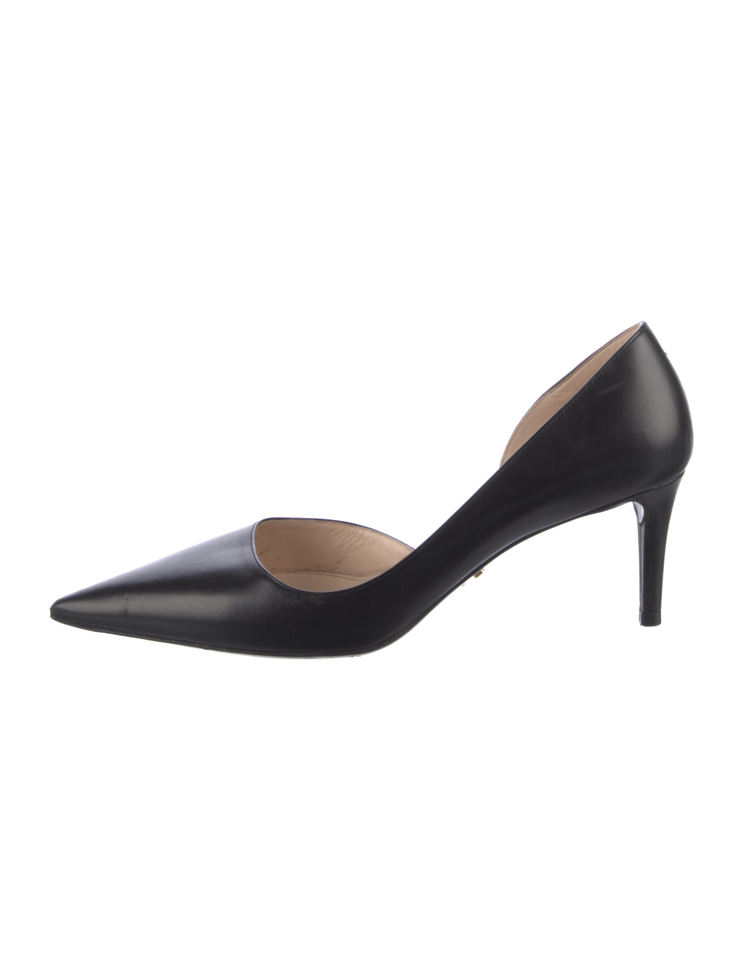 Prada Leather D'Orsay Pumps
