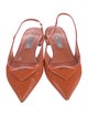 Prada Patent Leather Slingback Flats