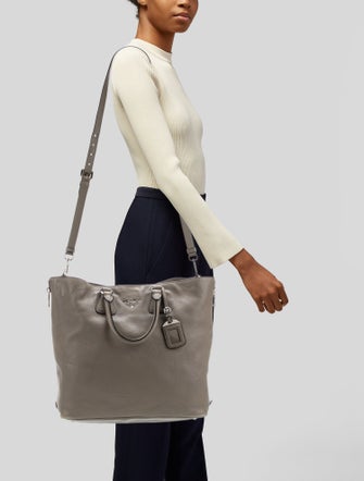 Prada Saffiano Leather Top Handle Bag