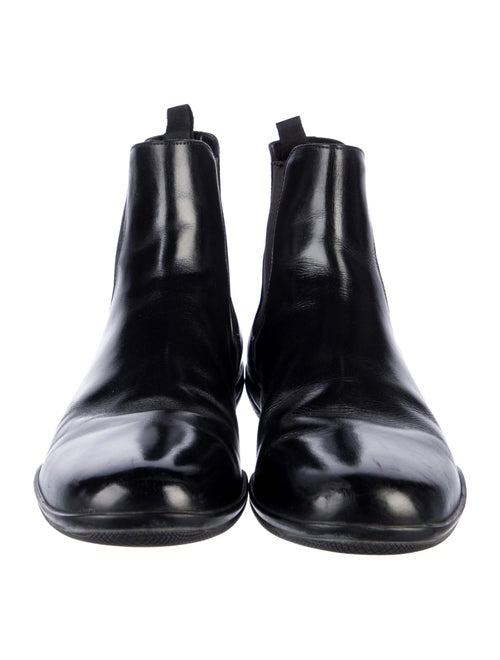 Prada Sport Leather Chelsea Boots