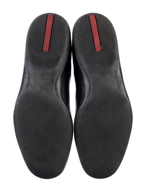 Prada Sport Leather Chelsea Boots