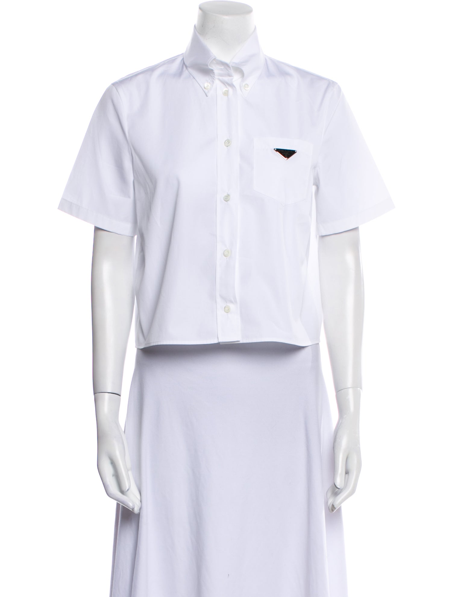 Prada 2022 Short Sleeve Button-Up Top w/ Tags