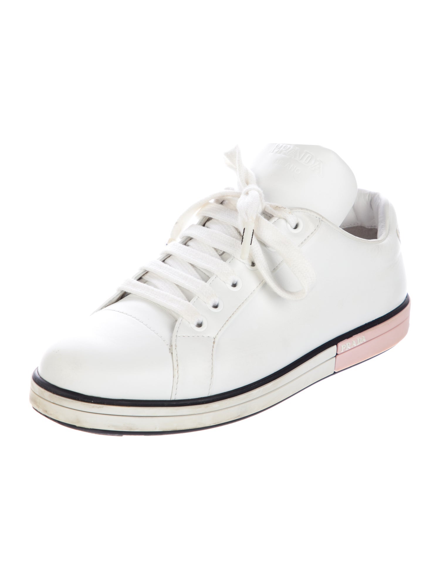 Prada Leather Sneakers