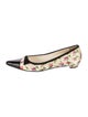 Prada Satin Floral Print Ballet Flats