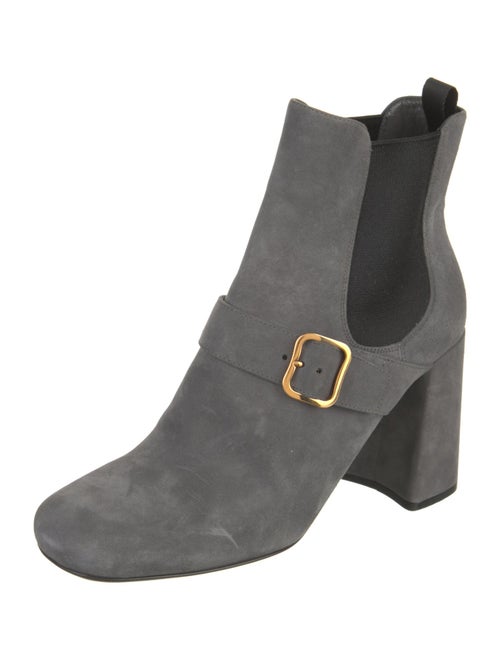 Prada Suede Chelsea Boots