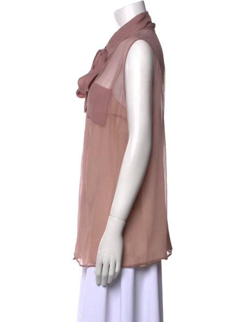 Prada 2018 Silk Button-Up Top