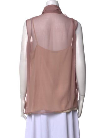 Prada 2018 Silk Button-Up Top