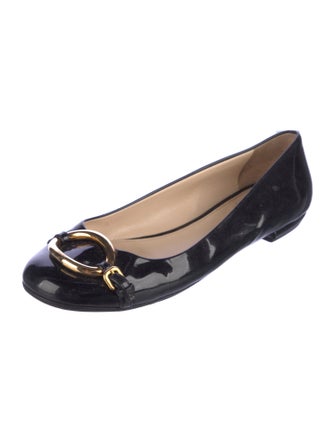 Prada Patent Leather Ballet Flats