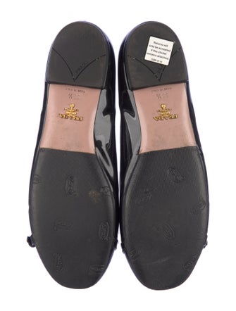 Prada Patent Leather Ballet Flats