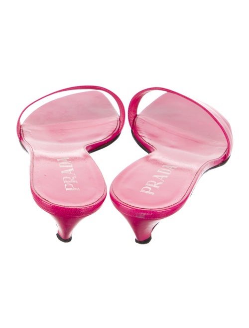 Prada Leather Slides