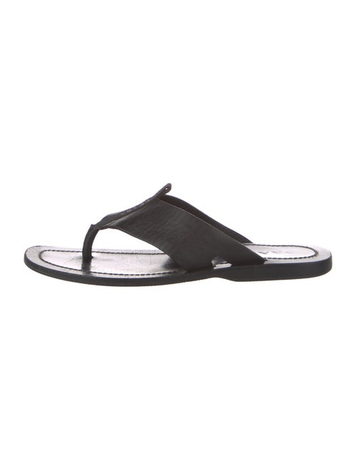 Prada Leather Flip Flops