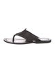 Prada Leather Flip Flops