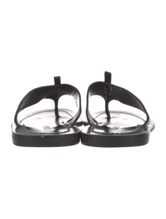 Prada Leather Flip Flops