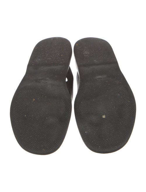 Prada Leather Flip Flops
