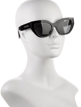 Prada Cat-Eye Tinted Sunglasses