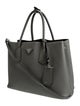 Prada Saffiano Cuir Leather Double Bag Medium