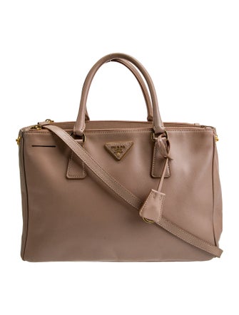 Prada Saffiano Leather Galleria Double Zip Large