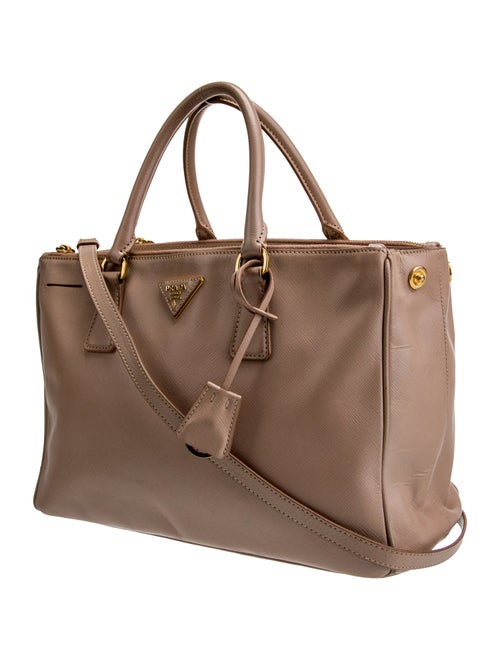 Prada Saffiano Leather Galleria Double Zip Large