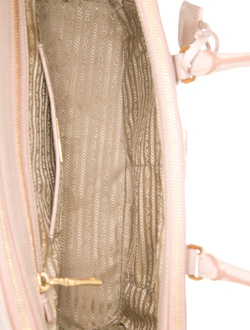 Prada Saffiano Leather Galleria Double Zip Large