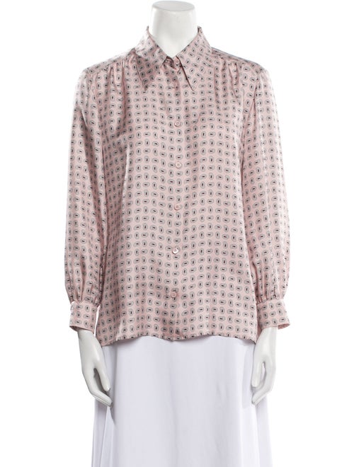 Prada 2024 Silk Button-Up Top