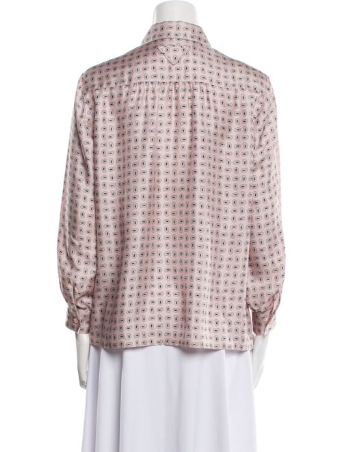 Prada 2024 Silk Button-Up Top