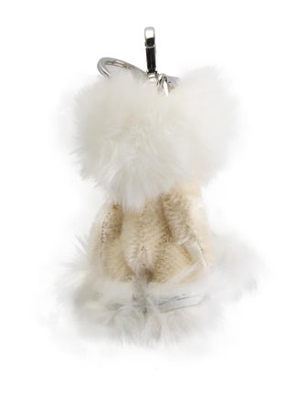 Prada Fluffy Teddy Bear Keychain