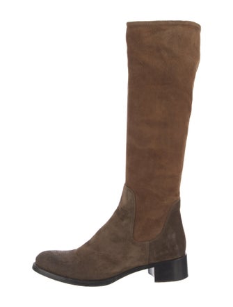 Prada Suede Riding Boots
