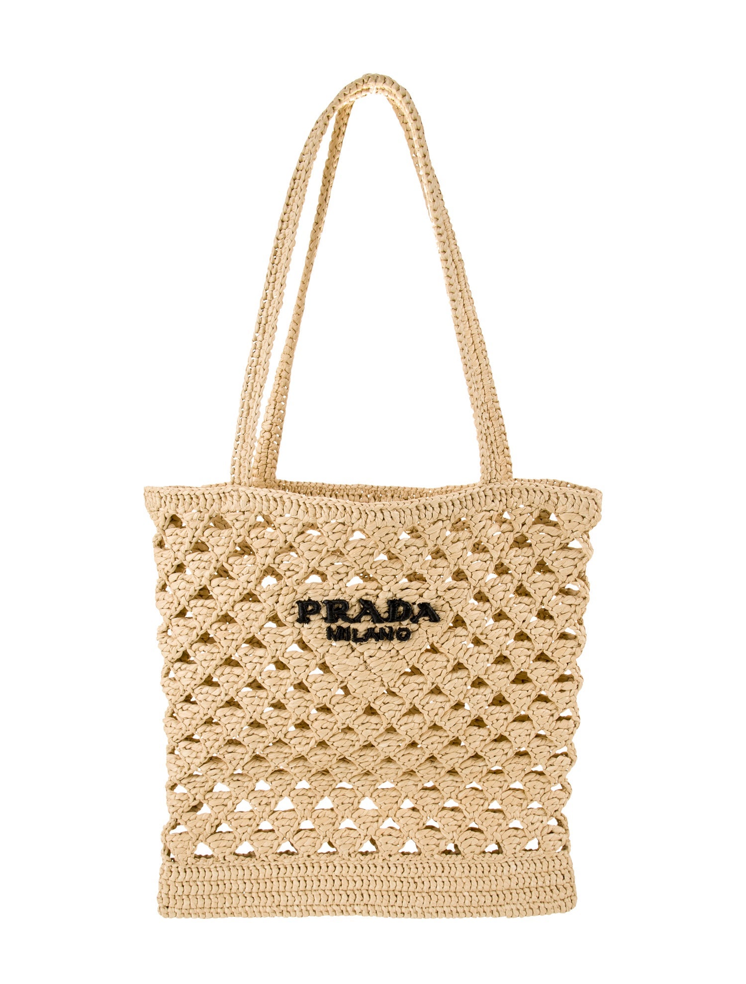 Prada Raffia Grass Tote
