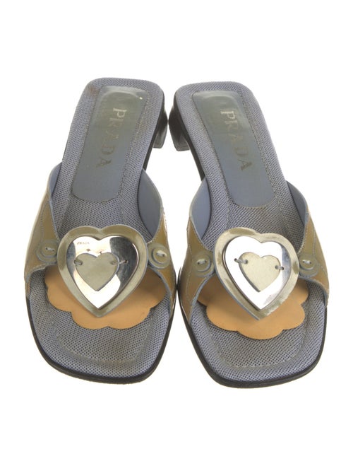 Prada Leather Slides