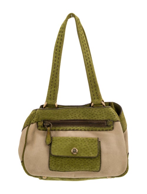 Prada Canvas Shoulder Bag