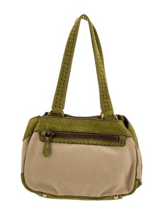 Prada Canvas Shoulder Bag