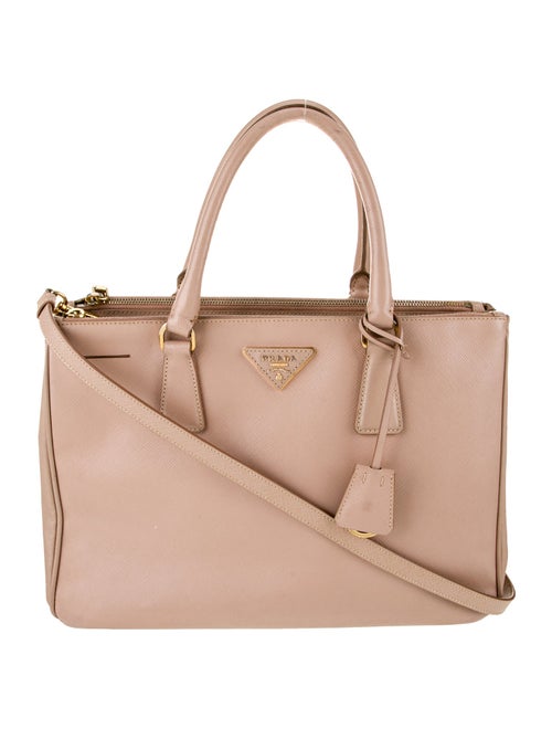 Prada Saffiano Leather Galleria Double Zip Large